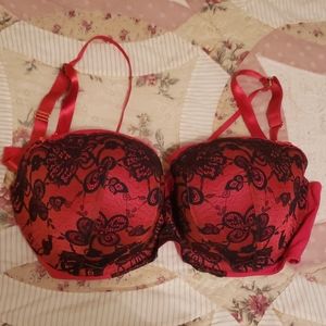 42F Red Lace Bra